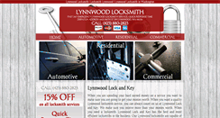 Desktop Screenshot of lynnwoodlockandkey.com